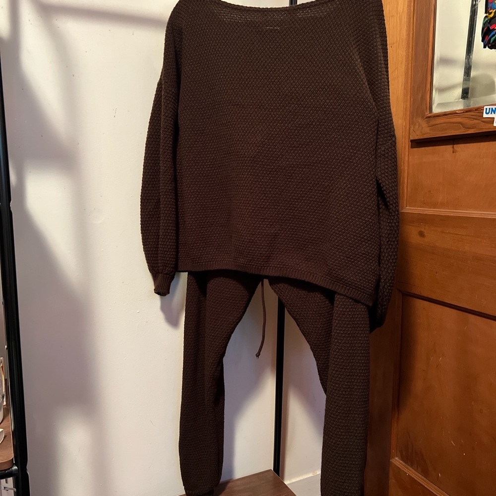 PrettyLittleThing Brown CoOrd set